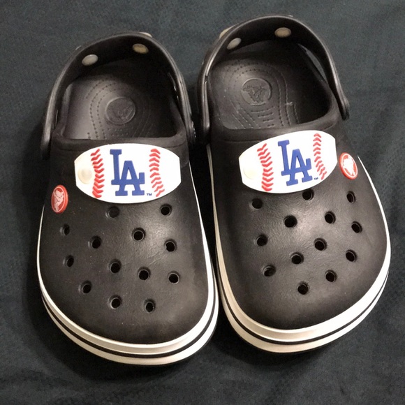 dodger crocs
